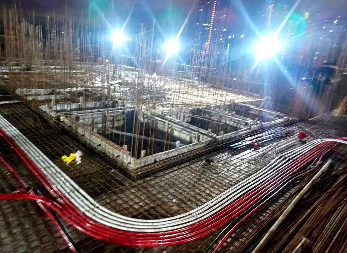 Night Electrical Infrastructure Works